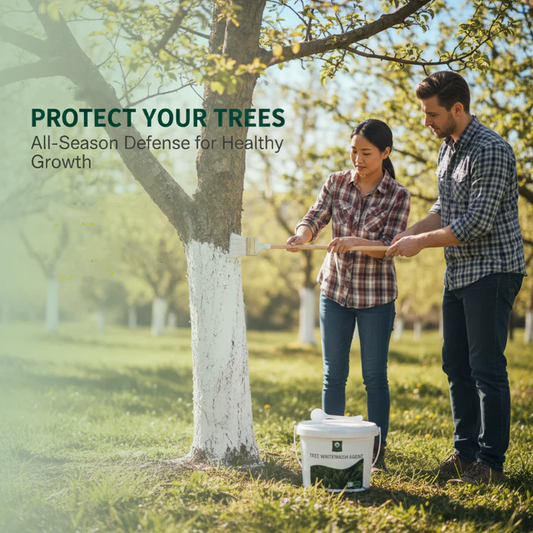 🌳 Lang anhaltende Behandlung zur Aufhellung von Bäumen – ganzjähriger Schutz der Rinde + Vorbeugung von Pflanzenkrankheiten + einfache Anwendung!