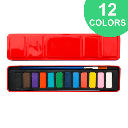 💯Aquarellfarben-Set mit Blechdose