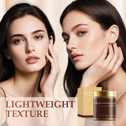 ✨ Astaxanthin-Feuchtigkeitscreme mit Anti-Falten-Eigenschaften – Doppelte Wirkung + intensive Feuchtigkeitsversorgung + leichte Textur!