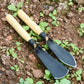 💎 Hochwertige Gartenwerkzeuge-Set – Unkrautjäten, Graben & Harken mit Rostfreiem Edelstahl & Ergonomischem Holzgriff 🌿🛠️