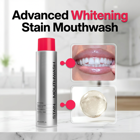 🥳 2026 HOT SALE 🥳💞 50K+ VERKOCHT! 😁✨ 50% RABATT! Vlekverwijderende whitening mondspoeling – verwijdert koffie- en theevlekken, alcoholvrij. Bindt vuil direct, zorgt voor langdurig frisse adem met muntsmaak. Zacht genoeg voor dagelijks gebruik. 🦷💙