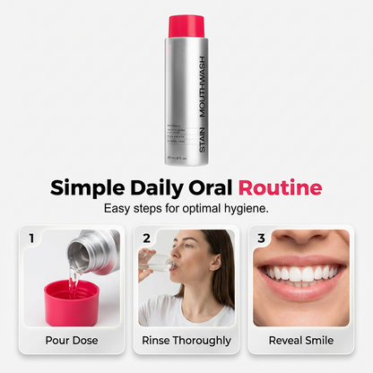 🥳 2026 HOT SALE 🥳💞 50K+ VERKOCHT! 😁✨ 50% RABATT! Vlekverwijderende whitening mondspoeling – verwijdert koffie- en theevlekken, alcoholvrij. Bindt vuil direct, zorgt voor langdurig frisse adem met muntsmaak. Zacht genoeg voor dagelijks gebruik. 🦷💙